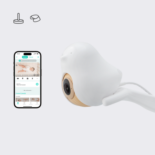 Babyphone CuboAi 3 - Kit Support de Sol (Replacement)